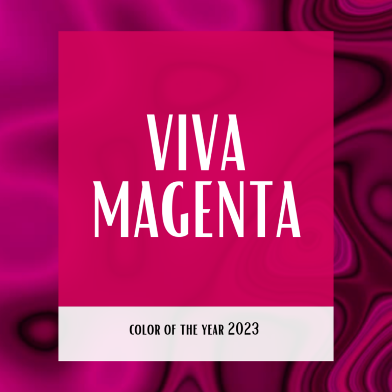 📍Viva Magenta, couleur de l&rsquo;année 2023